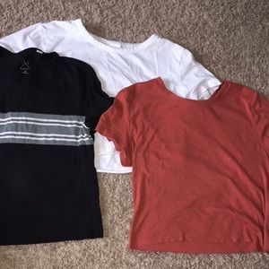 3 cropped T’s